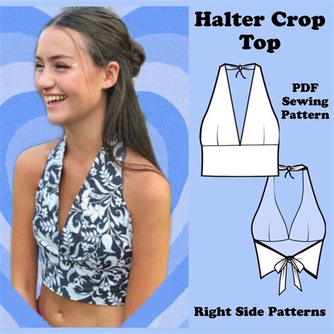 halter neck top sewing pattern